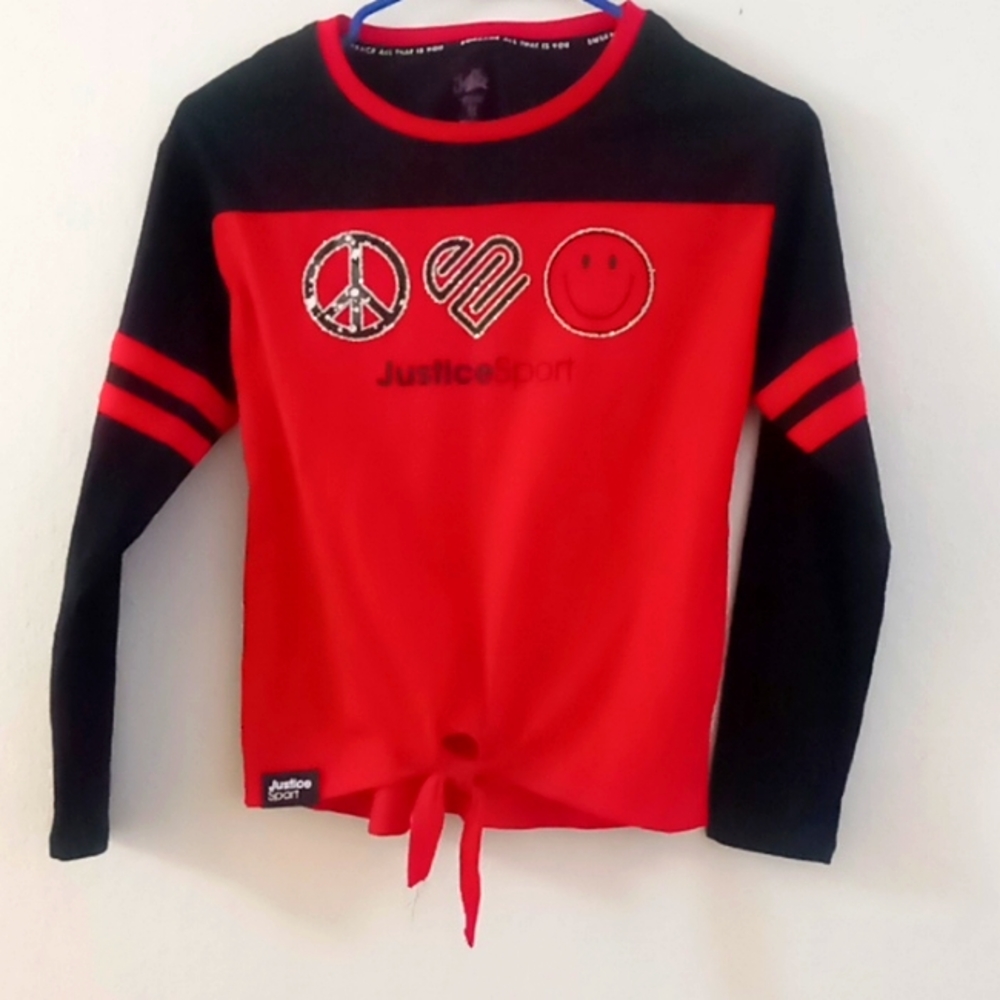 Kids Long sleeved red T-shirt
